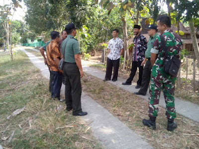 PASI PERS KODIM SRAGEN TINJAU LOKASI PRA TMMD
