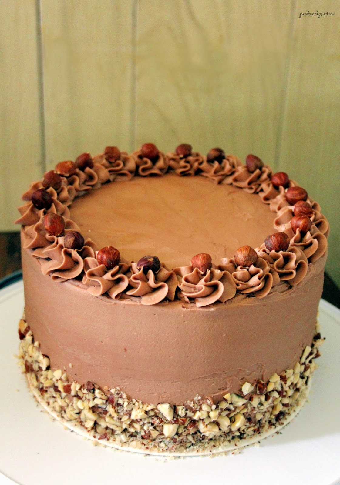 Jo and Sue White Chocolate Hazelnut Cake