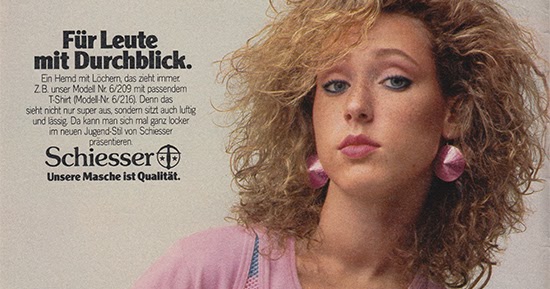 Vongestern Blog Werbung Des es Schiesser 1984