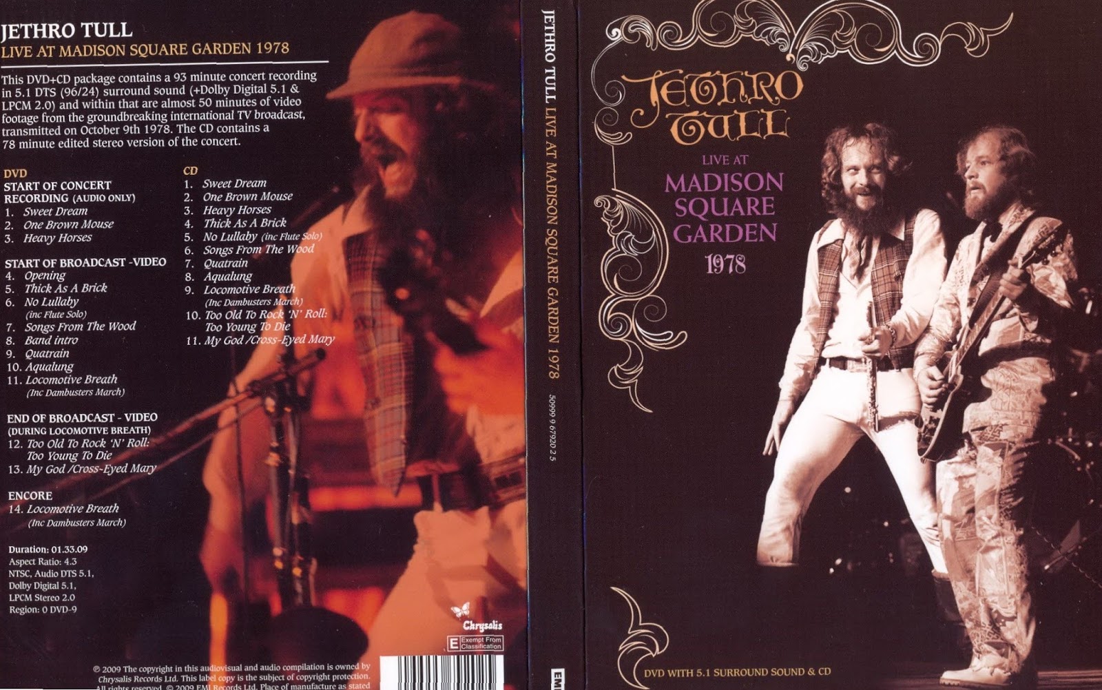 Jethro Tull - 1978 - Live At Madison Square Garden.