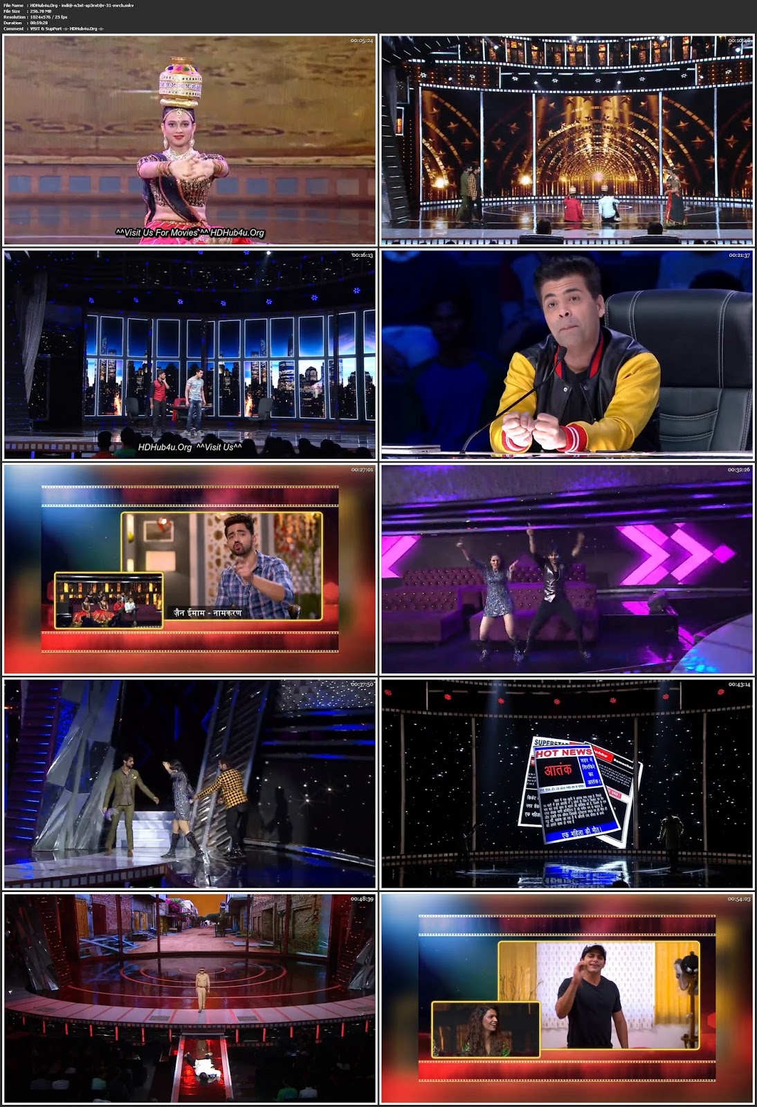 Indias Next Superstars (Semi Finals) 31th March 2018 HDTV 480p 250MB Download