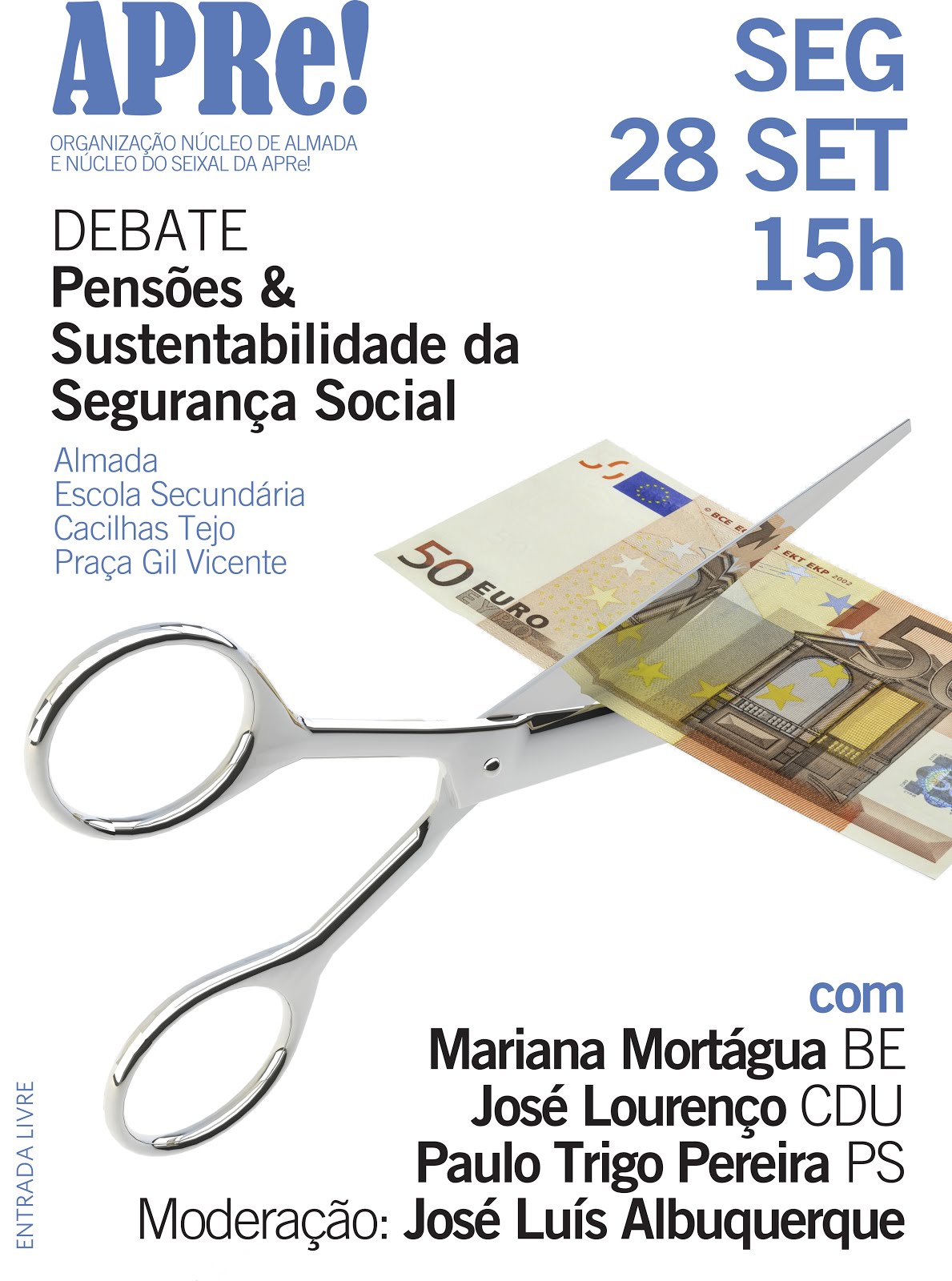 Sessão pública de debate promovida pela APRe! em Almada