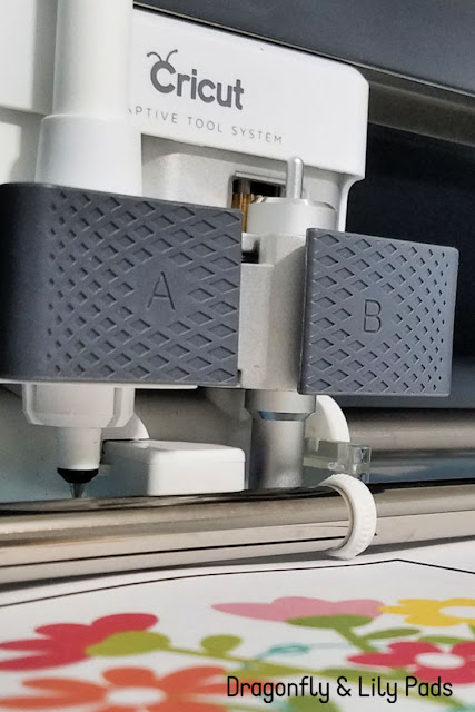 Cricut Maker making quick work of the print and cut feature.