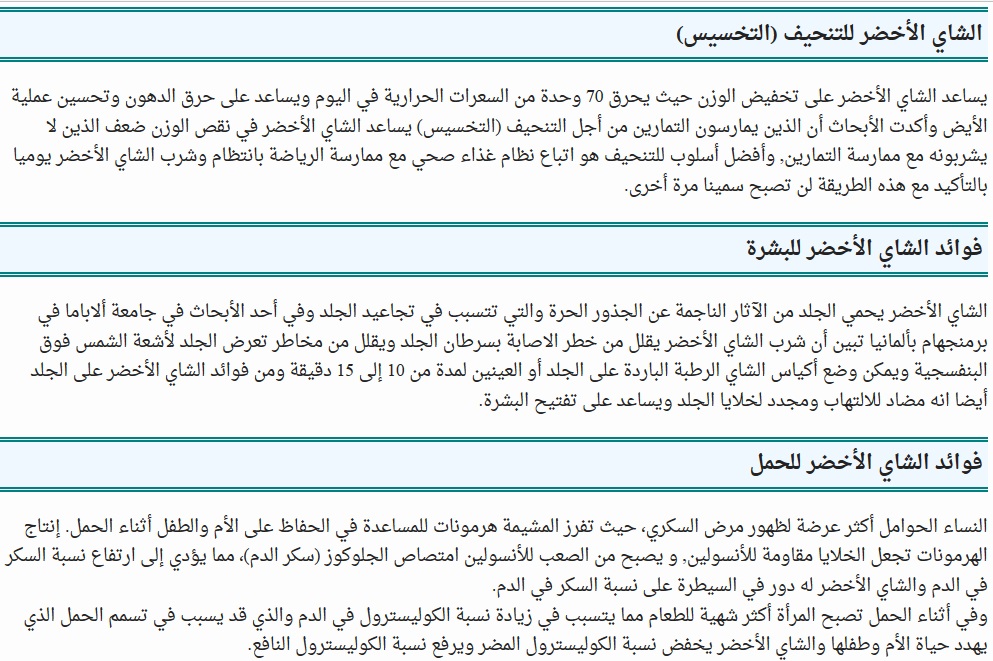 الشاي الأخضر الشاي الأخضر