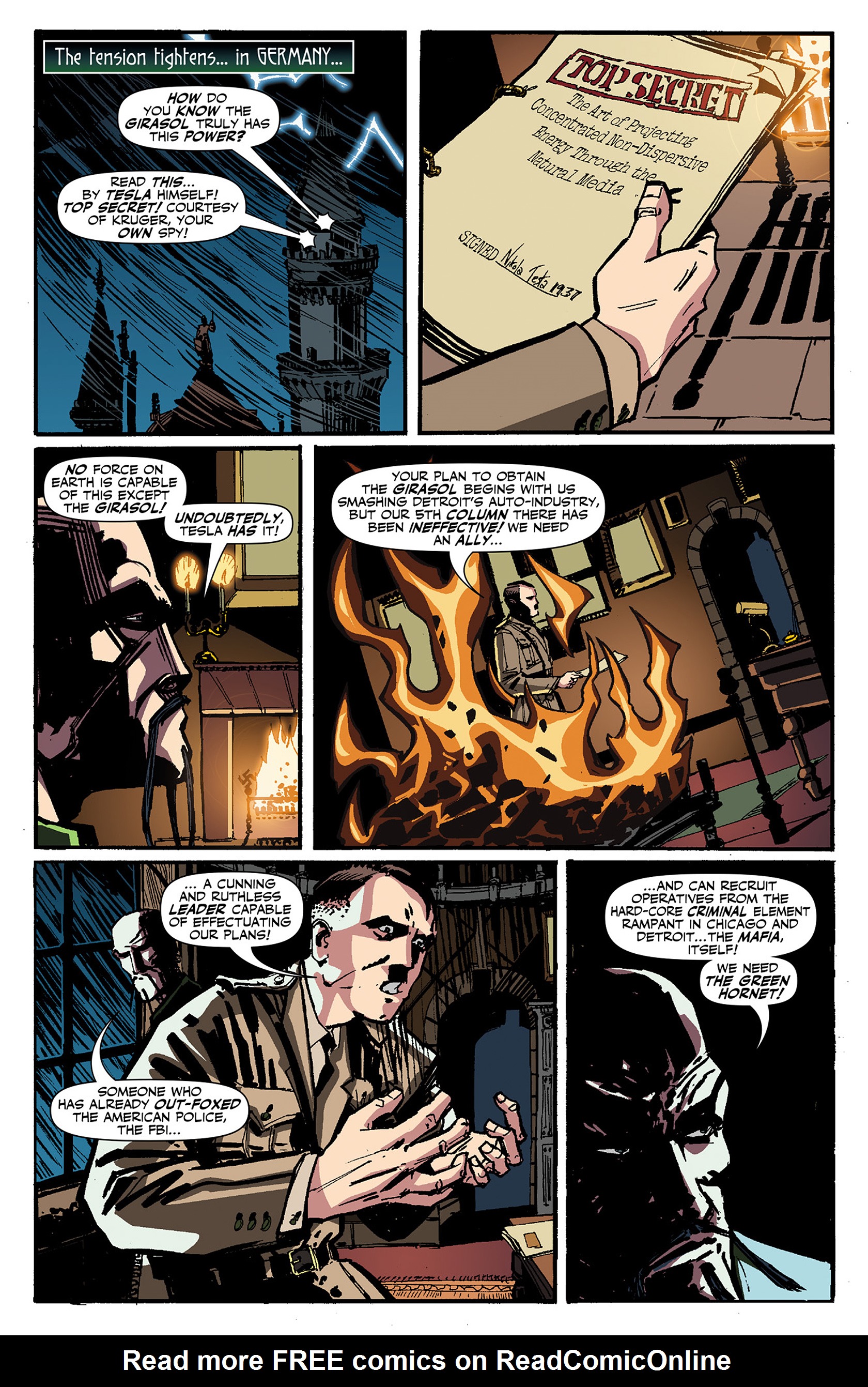 Read online The Shadow/Green Hornet: Dark Nights comic -  Issue #1 - 21
