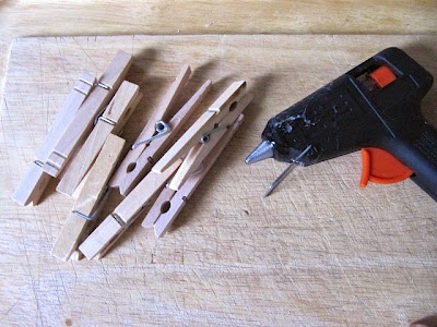 diy clothespin snowflake ornament