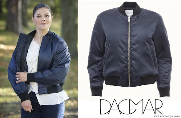 Crown Princess Victoria wore DAGMAR Poppy Bomber Jacket