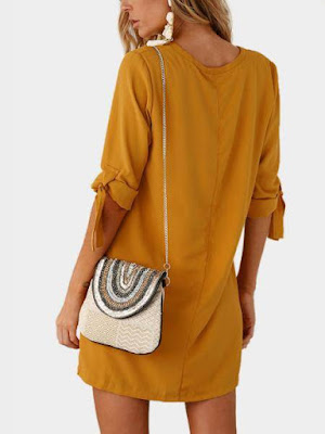  https://www.yoins.com/Yellow-Self-tie-at-Sleeves-Mini-Dress-p-1179932.html