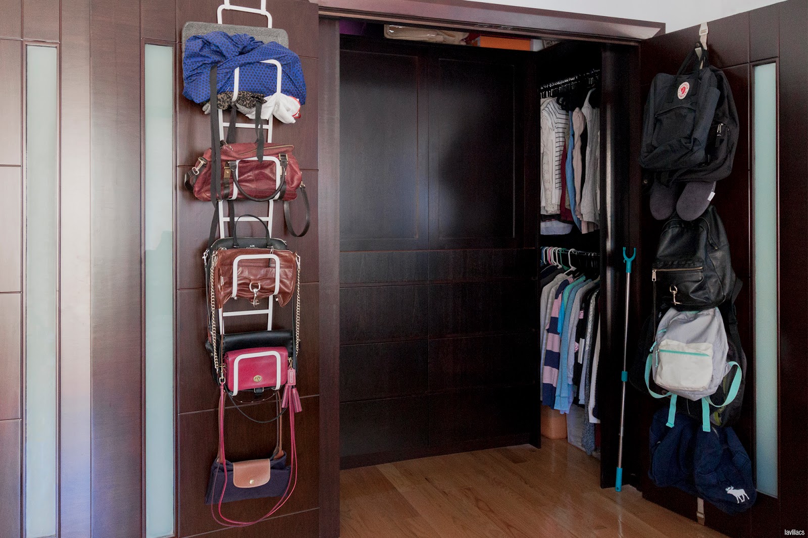 lavlilacs bags reorganizing