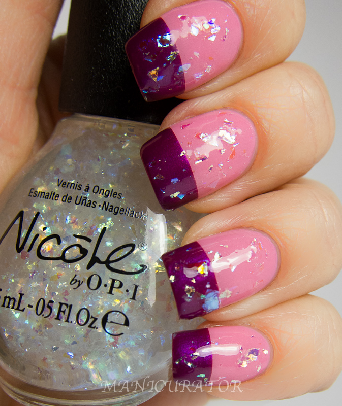 Colorful French Tip Nail Art with Nicole by OPI Selena Gomez Collection ...