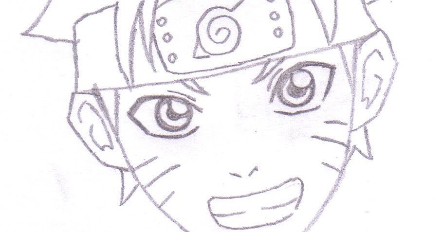 Cara Menggambar Sketsa Wajah Anime Naruto | Garlerisket