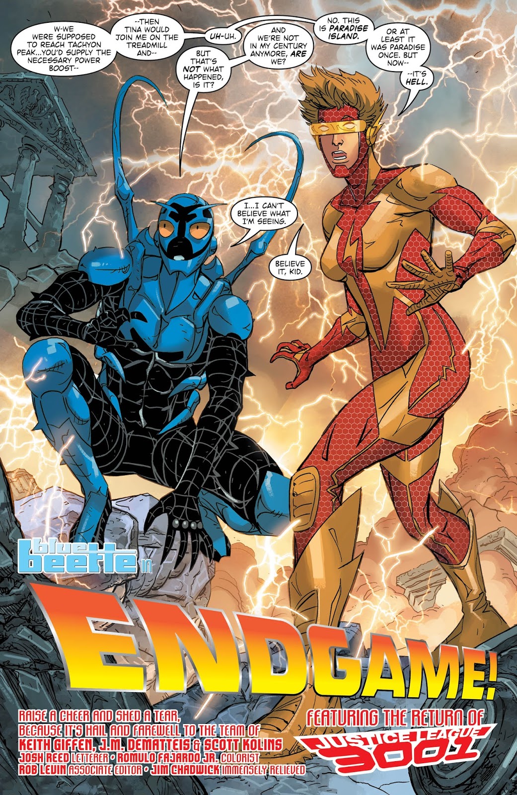 Weird Science DC Comics Blue Beetle 13 Review and *SPOILERS*