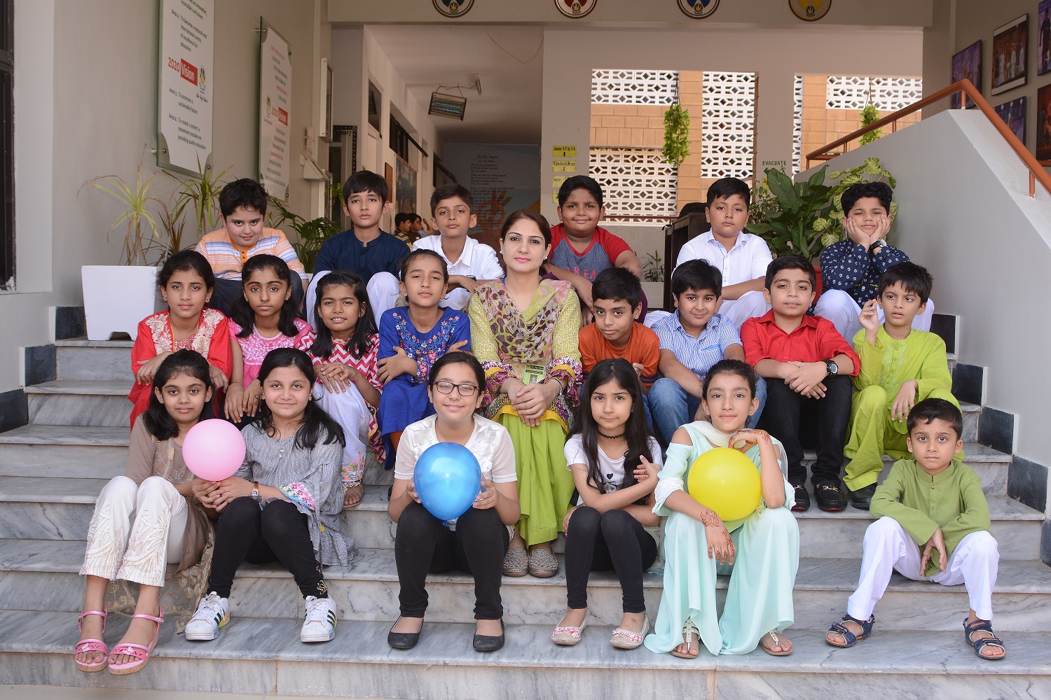 Eid milan party celebration in school image