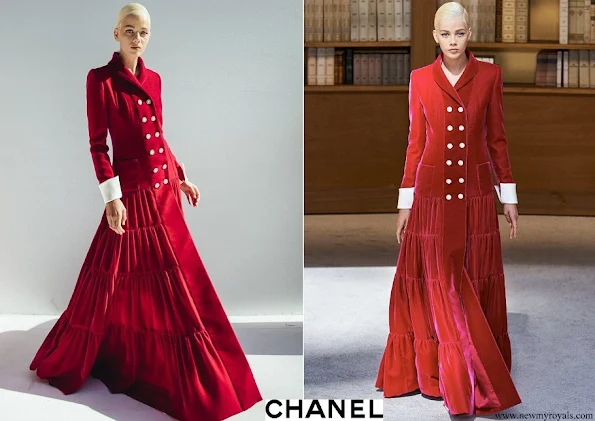 Princess Caroline Chanel Haute Couture AutWin 2019-2020 collection in Paris