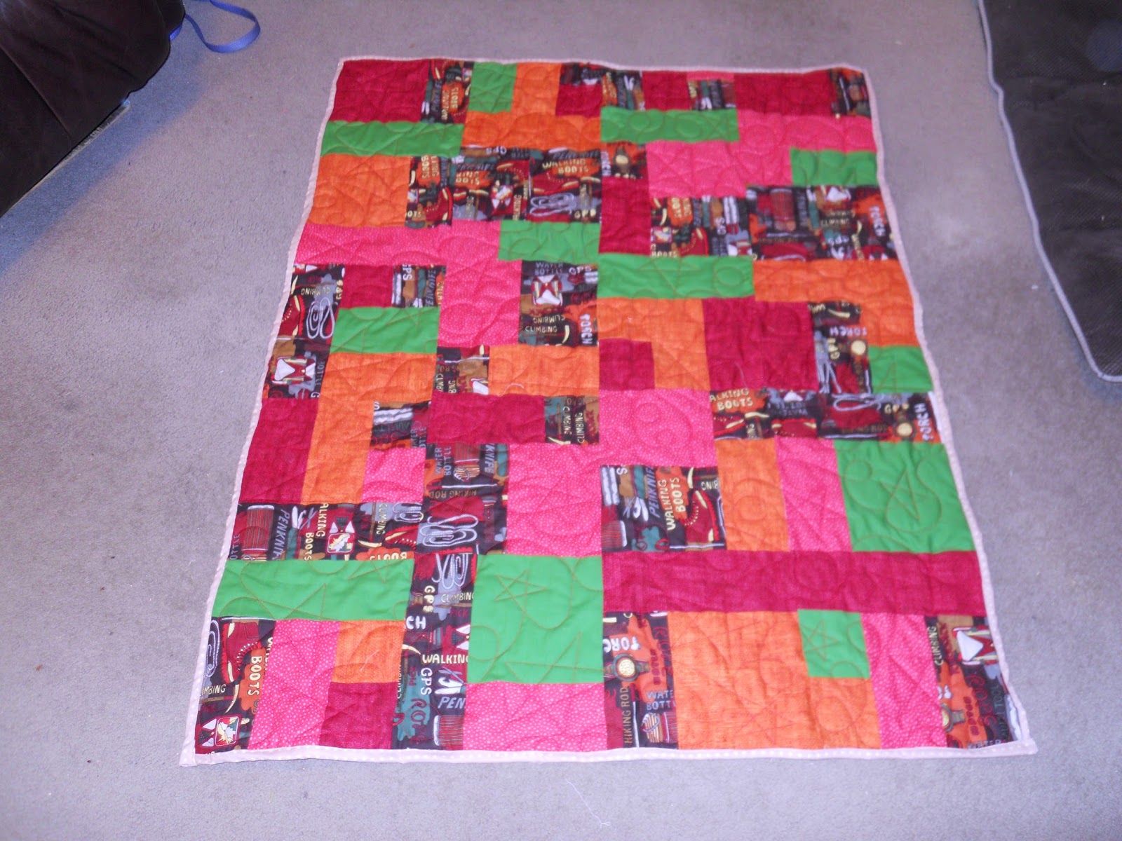 Quilter Jan Last 2017 Project Linus quilts