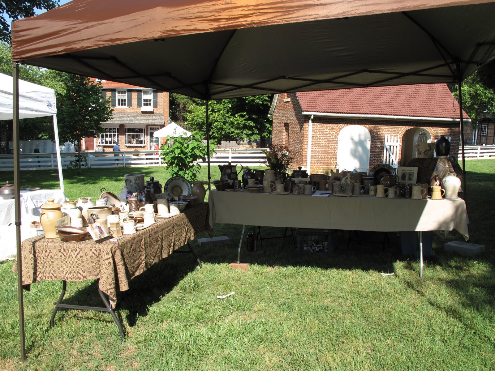 Liberty Stoneware Old Salem Pottery Fair on the Square