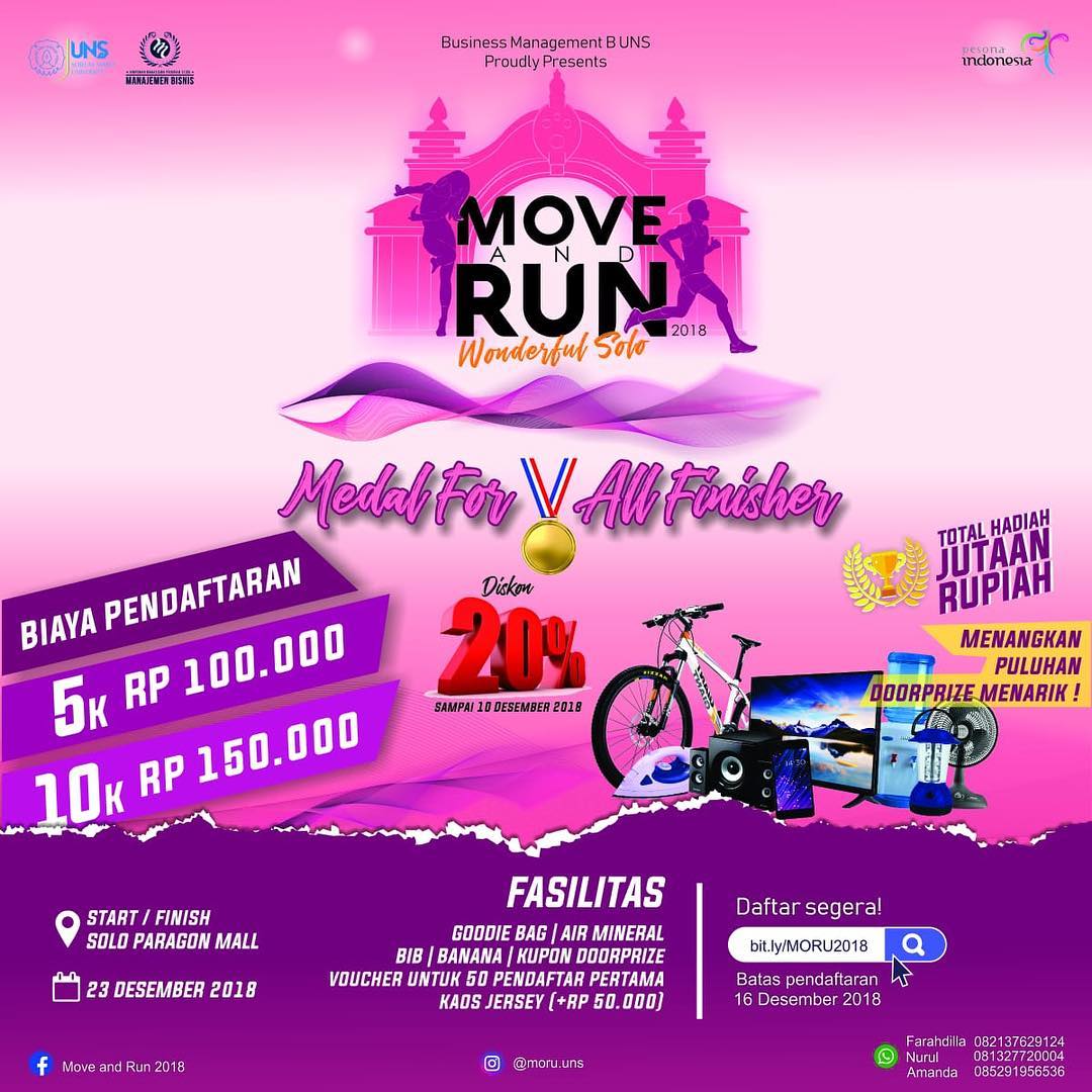 Move and Run • 2018 Move and Run • 2018