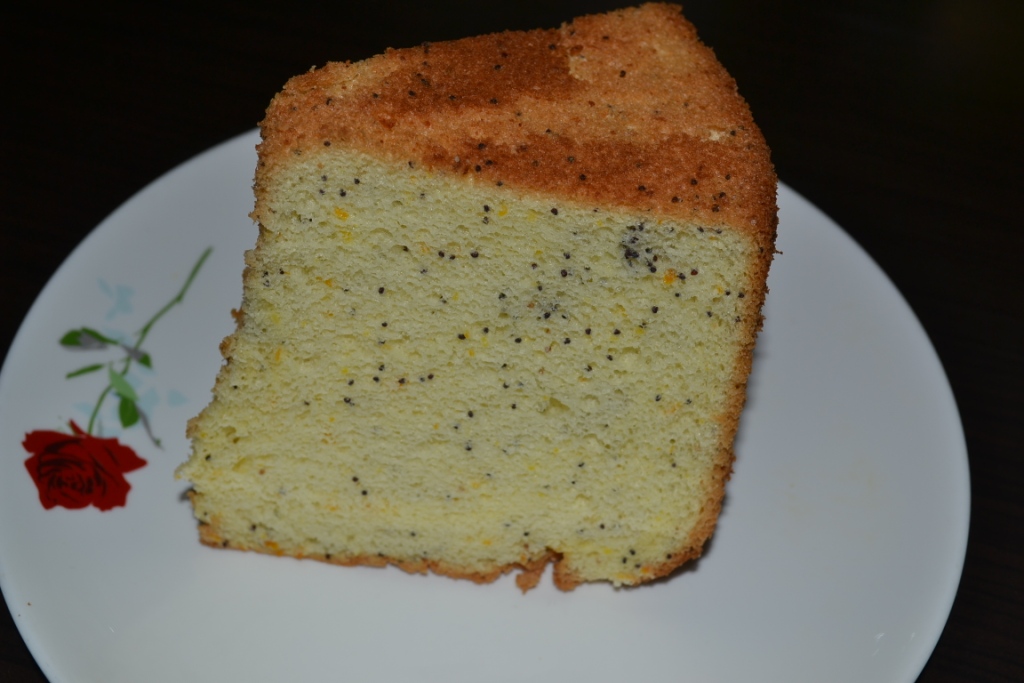 Through The Kitchen Door Orange Poppy Seeds Chiffon Cake