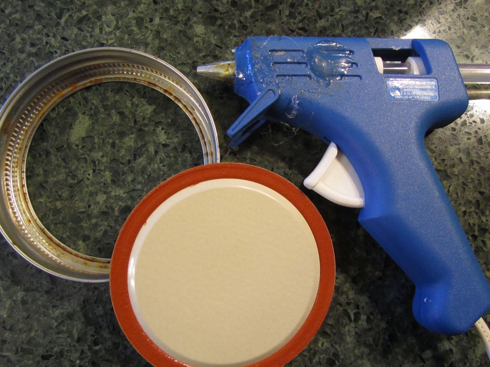 creative savv Turning Used Canning Jar Lids/Rings into Storage Jar Lids