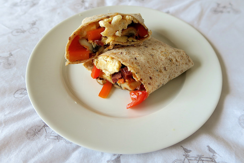 uk scottish lifestyle blogger make ahead freezer breakfast burritos