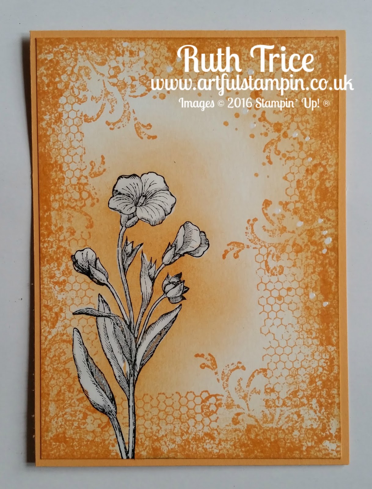 Artful Stampin' Uk Independent Stampin' Up! demonstrator Ruth Trice