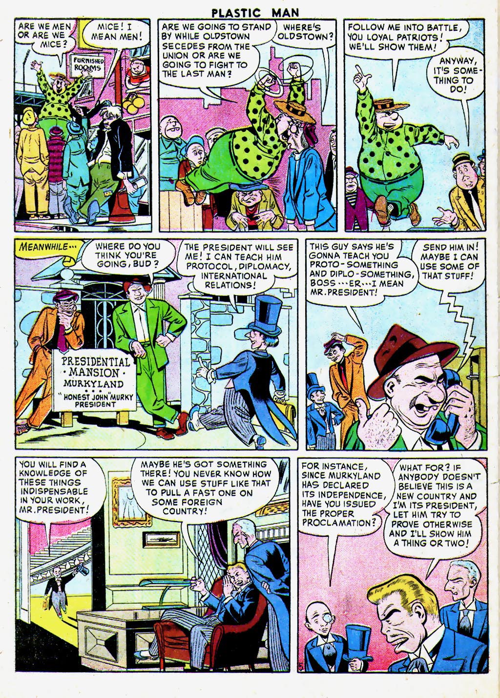 Read online Plastic Man (1943) comic -  Issue #61 - 28
