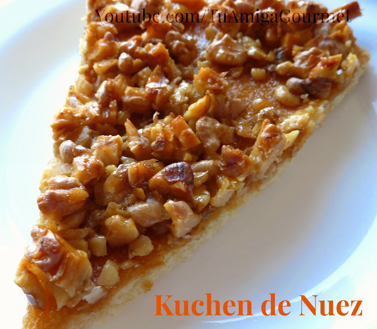 Receta: Kuchen de Nuez o Nueces