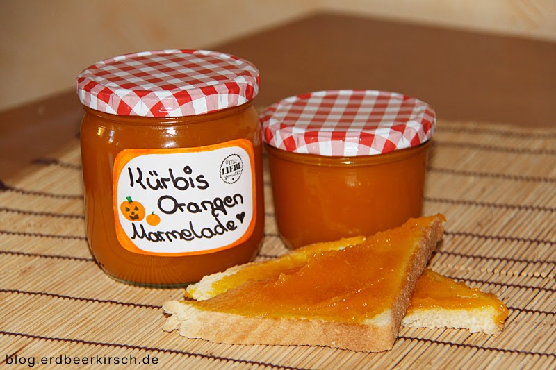 Kirschkuchen: [Rezept] Kürbis Orangen Marmelade
