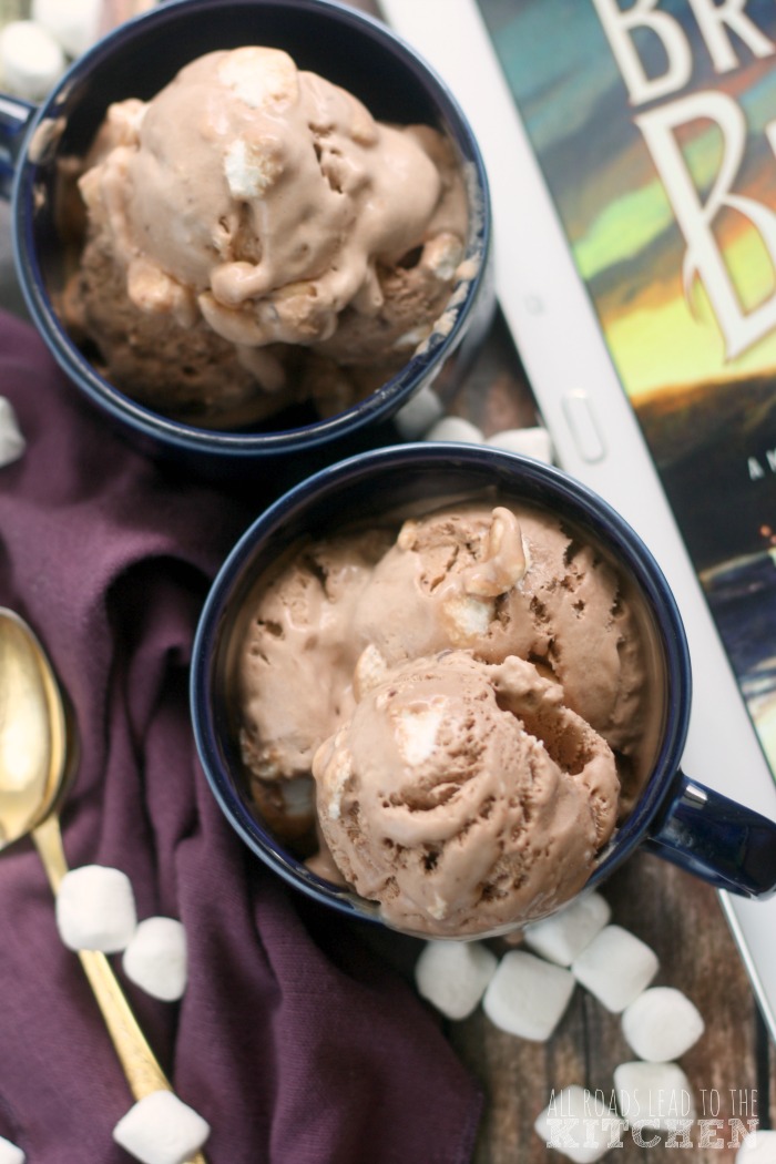 Hot Cocoa Ice Cream inspired by The Branson Beauty