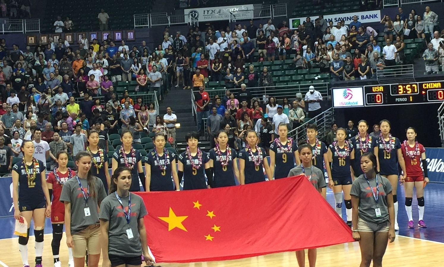 GREAT EATS HAWAII USA VOLLEYBALL VS TEAM CHINA