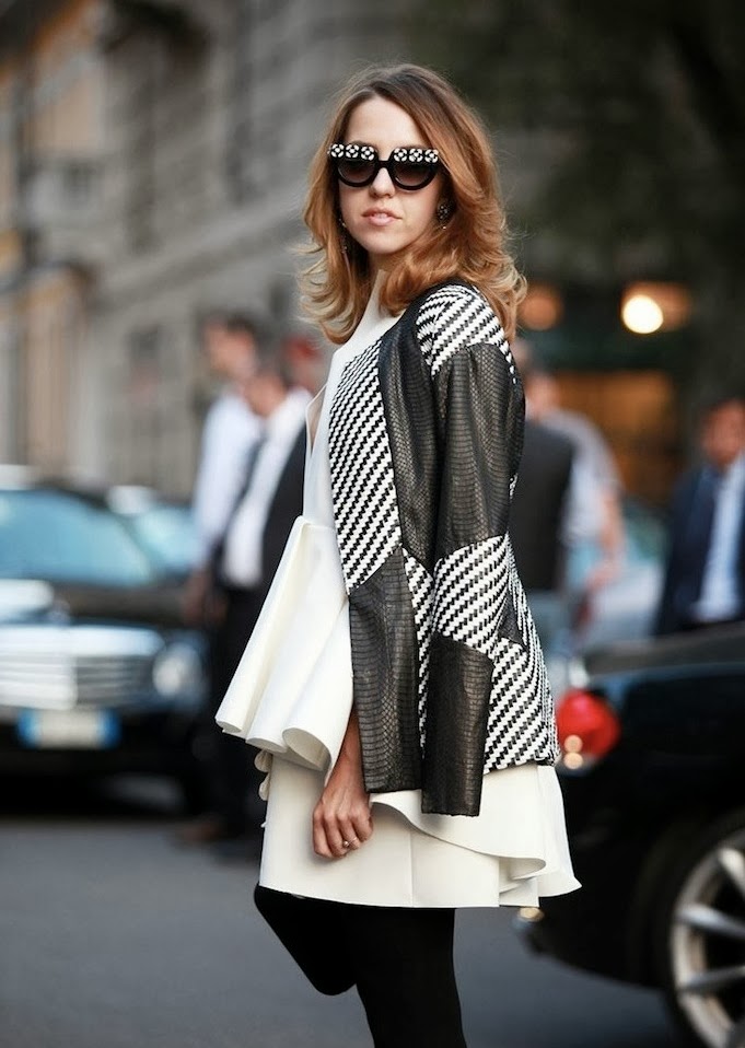 A Bit of Sass: Look I Love: Bold Black and White