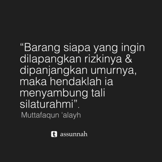 Memaknai Silaturrahim Kajian Salaf