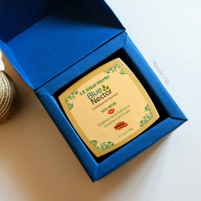 Blue Nectar Shubhr Ayurvedic Sandalwood Brightening and Radiance Cream Review Blue Nectar Shubhr Ayurvedic Sandalwood Brightening and Radiance Cream Review