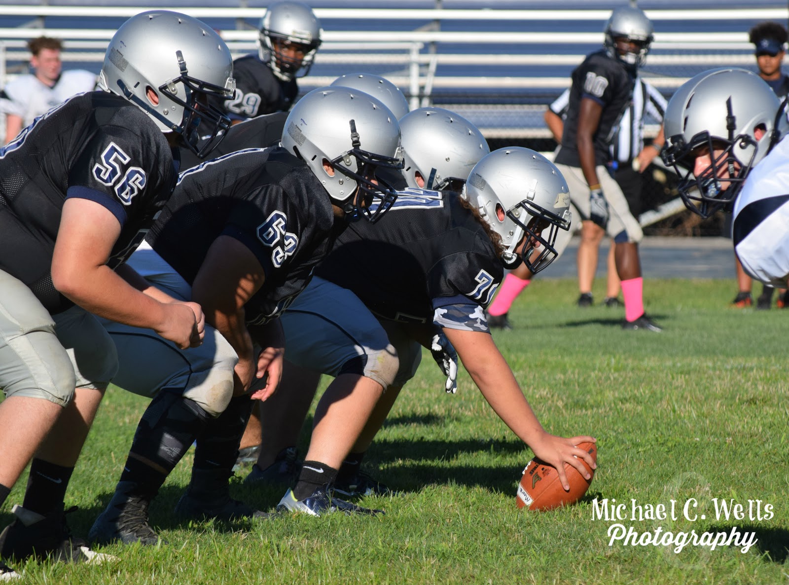 Michael C. Wells Photography: Moore High School Football Scrimmage