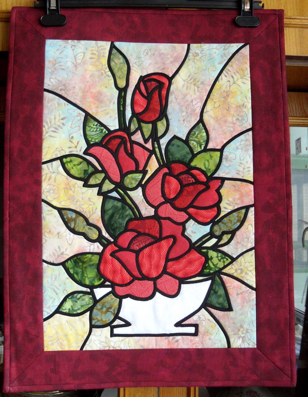 Lyokiny Loskutki Pro Vitrazh Alye Rozy