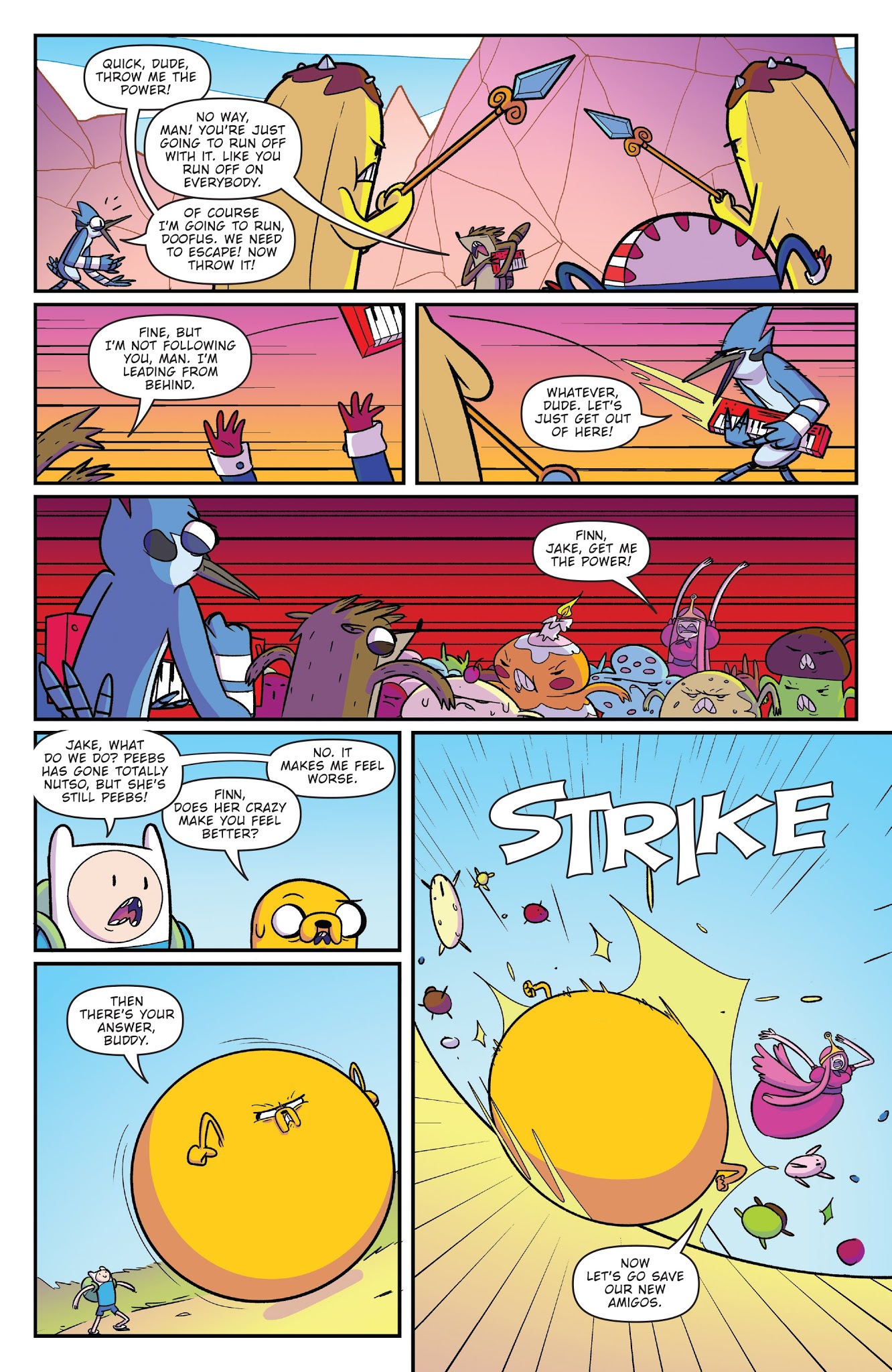 Read online Adventure Time/Regular Show comic -  Issue #4 - 19