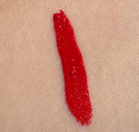 Swatch of Sephora Collection Cream Lip Stain in Always Red