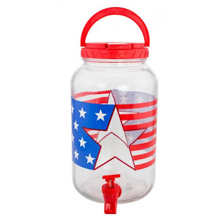 1 Gallon Patriotic Beverage Dispenser - Giftspiration
