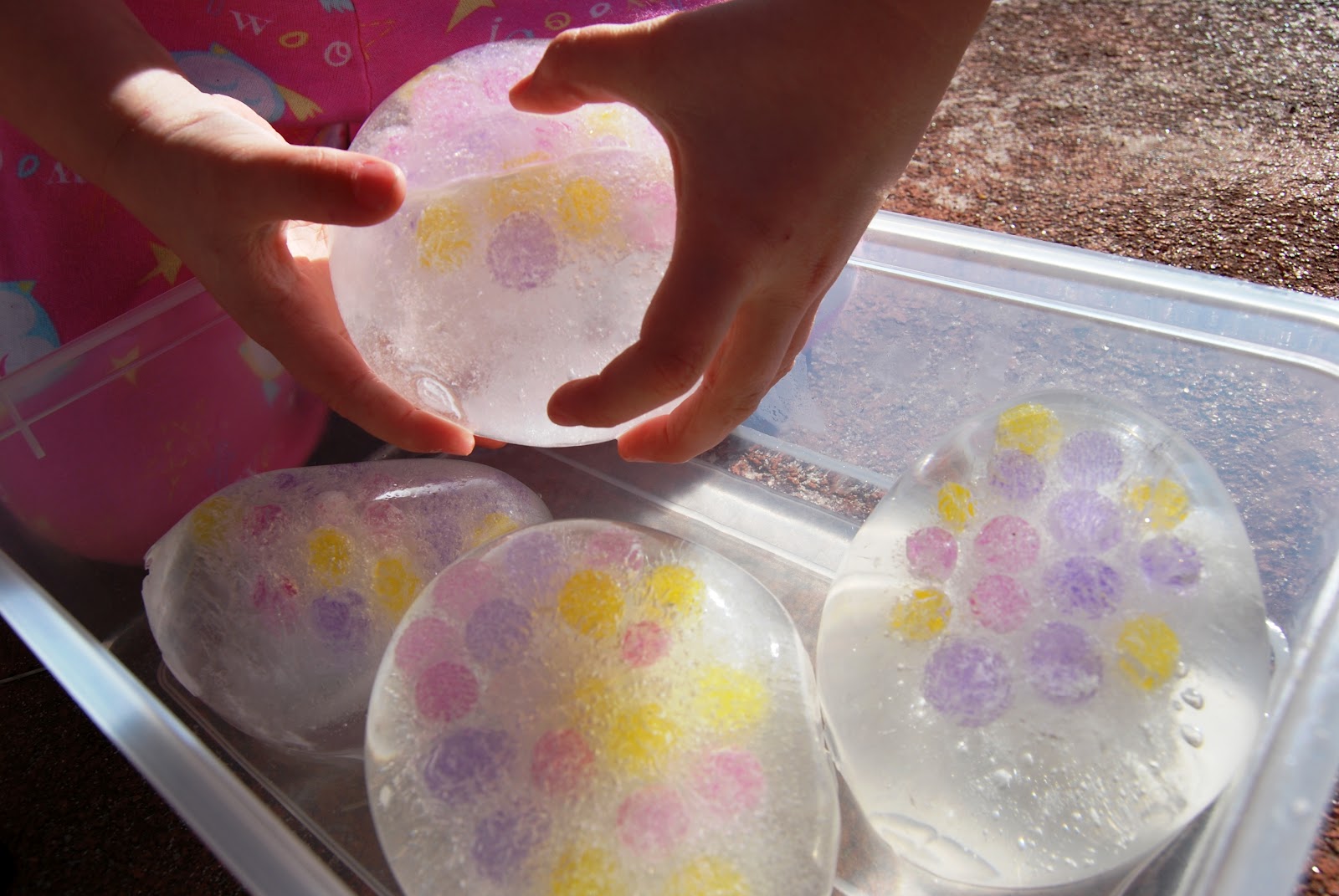 A Little Learning For Two Water Bead Ice Eggs