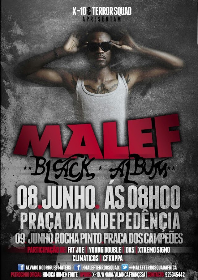 MALEFU´CK LANÇA O SEU BLACK ALBUM DIA 08/JUN/2013 (APOIO: DJ GARCIA)