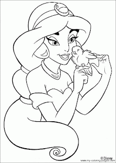 Aladdin Coloring Book