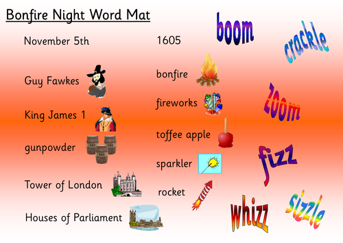 One night word. Guy Fawkes Night Worksheets. Bonfire Night Worksheet. Bonfire Night for Kids. Bonfire Word.