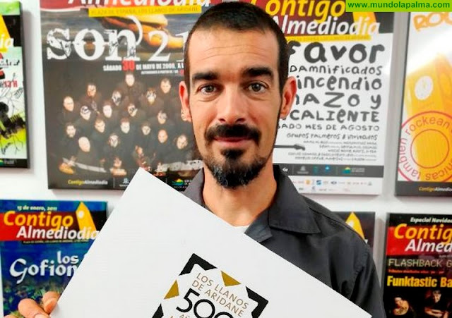 Xavi Roca gana el concurso del logotipo conmemorativo del V Aniversario de la fundación de Los Llanos de Aridane