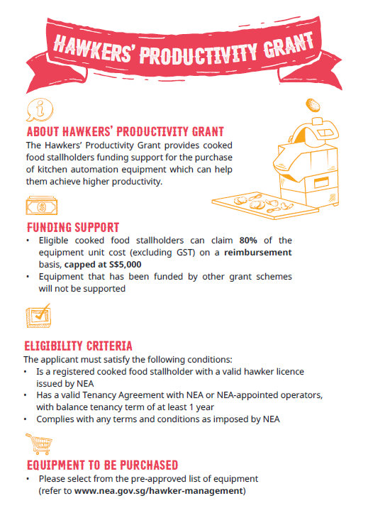 If Only Singaporeans Stopped to Think Hawkers' Productivity Grant