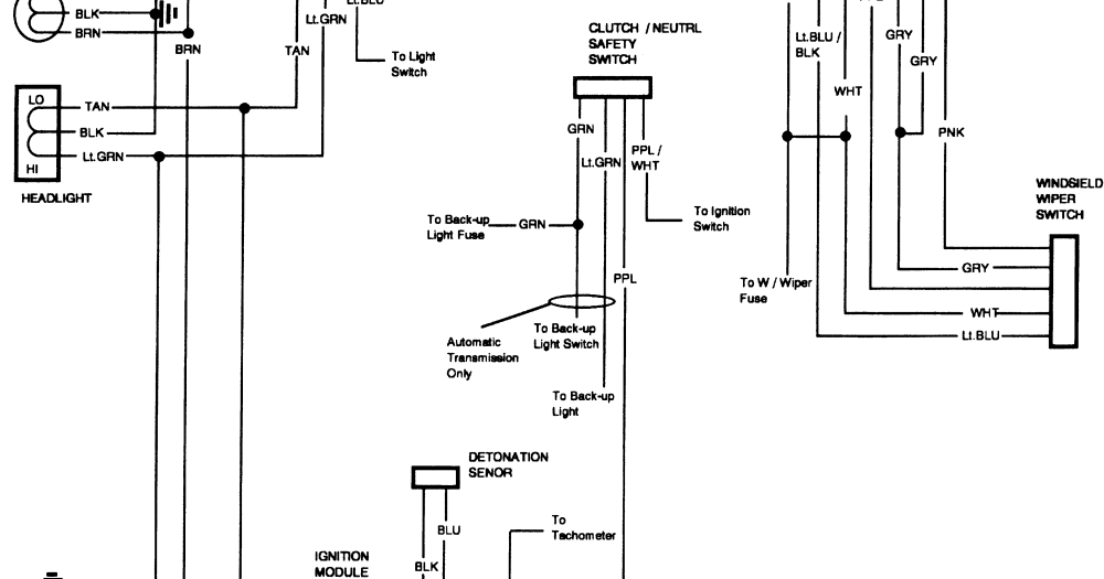Diagram Schematic Transmission Gmc Sonoma 2 2 Engine
