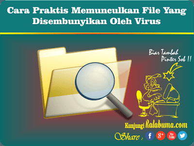 Cara Munculin File Yang Disembunyikan Oleh Virus di Flashdisk 