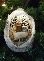 nativity string ornaments christmas scene homemade ornament lights should star