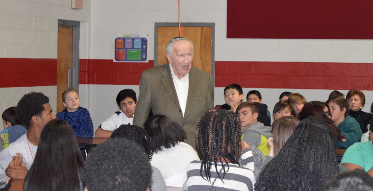 Talking Taylor Schools WEST MIDDLE SCHOOL lectured by Holocaust survivor