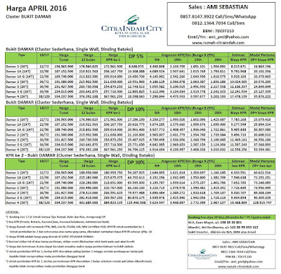 harga-bukit-damar-citra-indah-city-april-2016