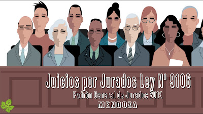 Ley 9106. Juicios por Jurados - Padrón General de Jurados 2019